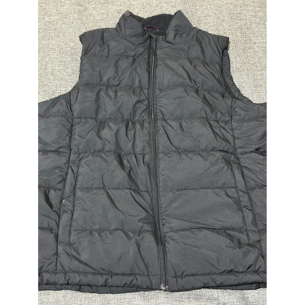 Amazon Essentials Women XL Puffer Vest Black Full Zip Quilted AE2018740 - Picture 5 of 6